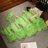 Soft Get Down Crocodile Plush Toy Fluffy Full Stuffed Animal Pillow Doll Jungle Alligator Sofa Cushion Birthday Plush Gifts