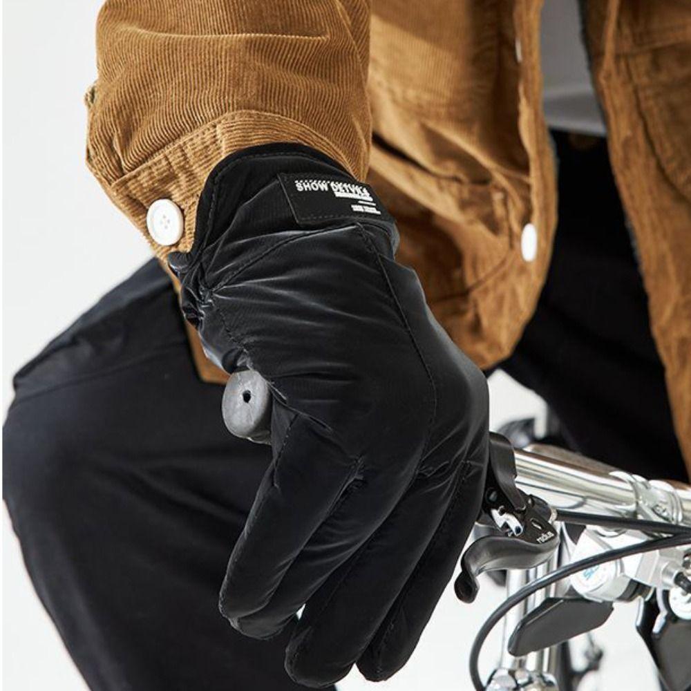 Windproof Men Skiing Gloves Cycling Mittens Elastic Snowboard Gloves Hiking