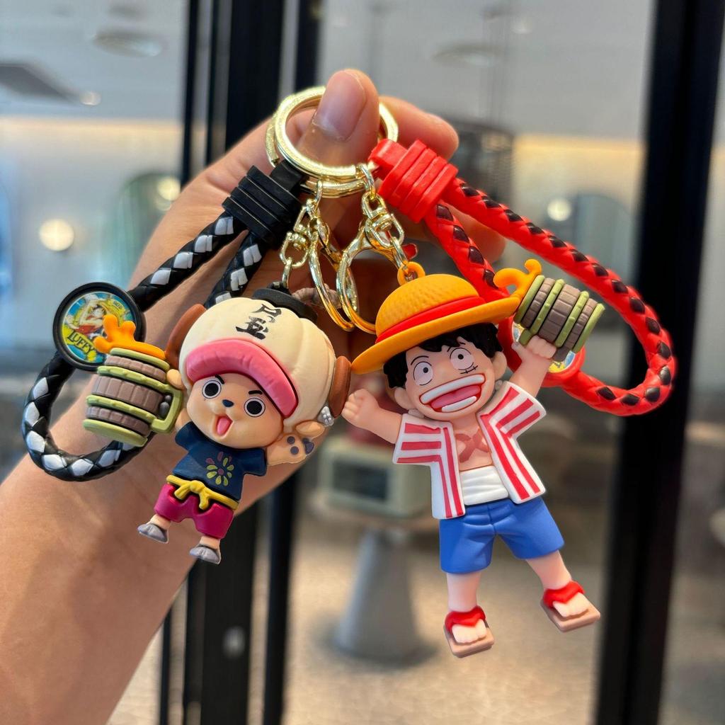Брелок One Piece Луффи, Милый брелок-фигурка, Подвеска для сумки