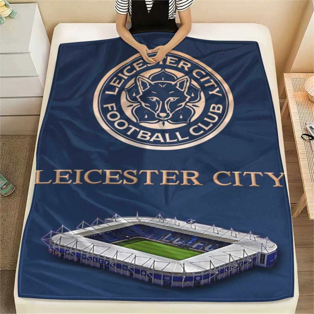 1pc leicester city Print Flannel Blanket, High quality Comfortable for All Seasons, Home Decor, Warmth and Comfort, Perfect for Christmas Gifts70