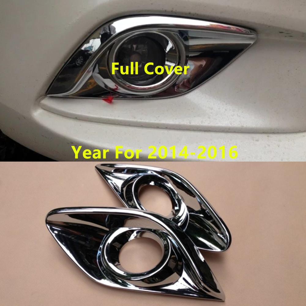 Для Mazda6 Mazda 6 Atenza 2014 2015 2016 2017 2018 Кузов Головной Передний Противотуманный Бровь Отделка Свет Лампа Рамка Накладка ABS Хромированная Крышка
