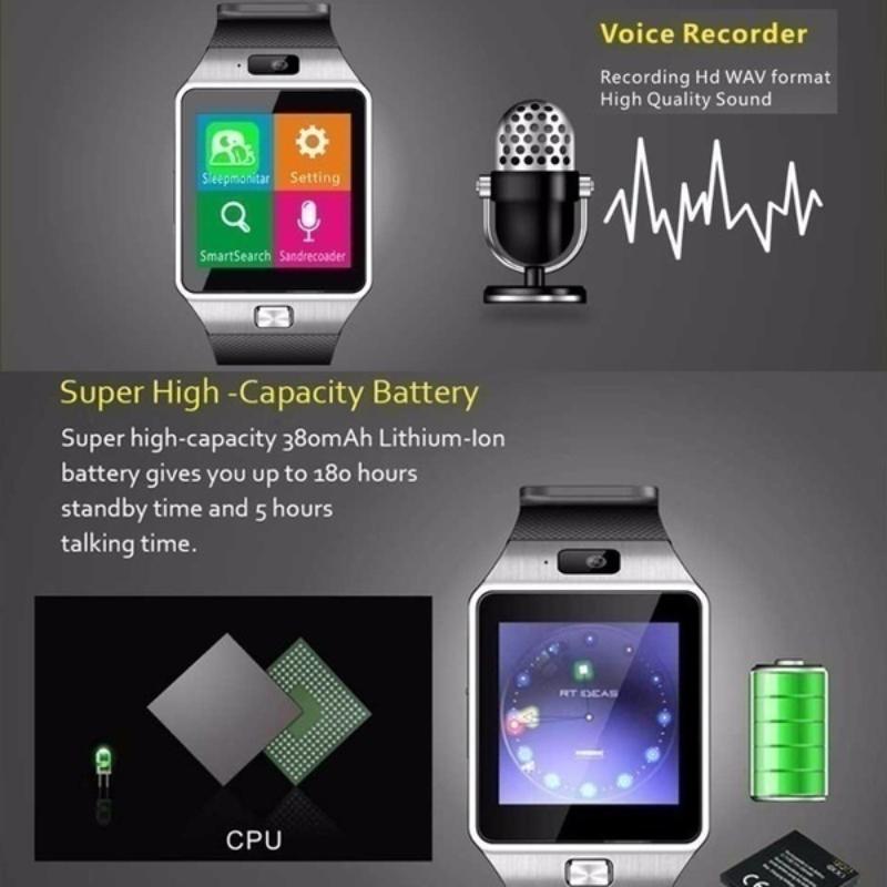 Смарт-часы DZ09, умные часы с поддержкой TF SIM-камеры, мужские и женские спортивные Bluetooth-совместимые наручные часы для Samsung Huawei Xiaomi