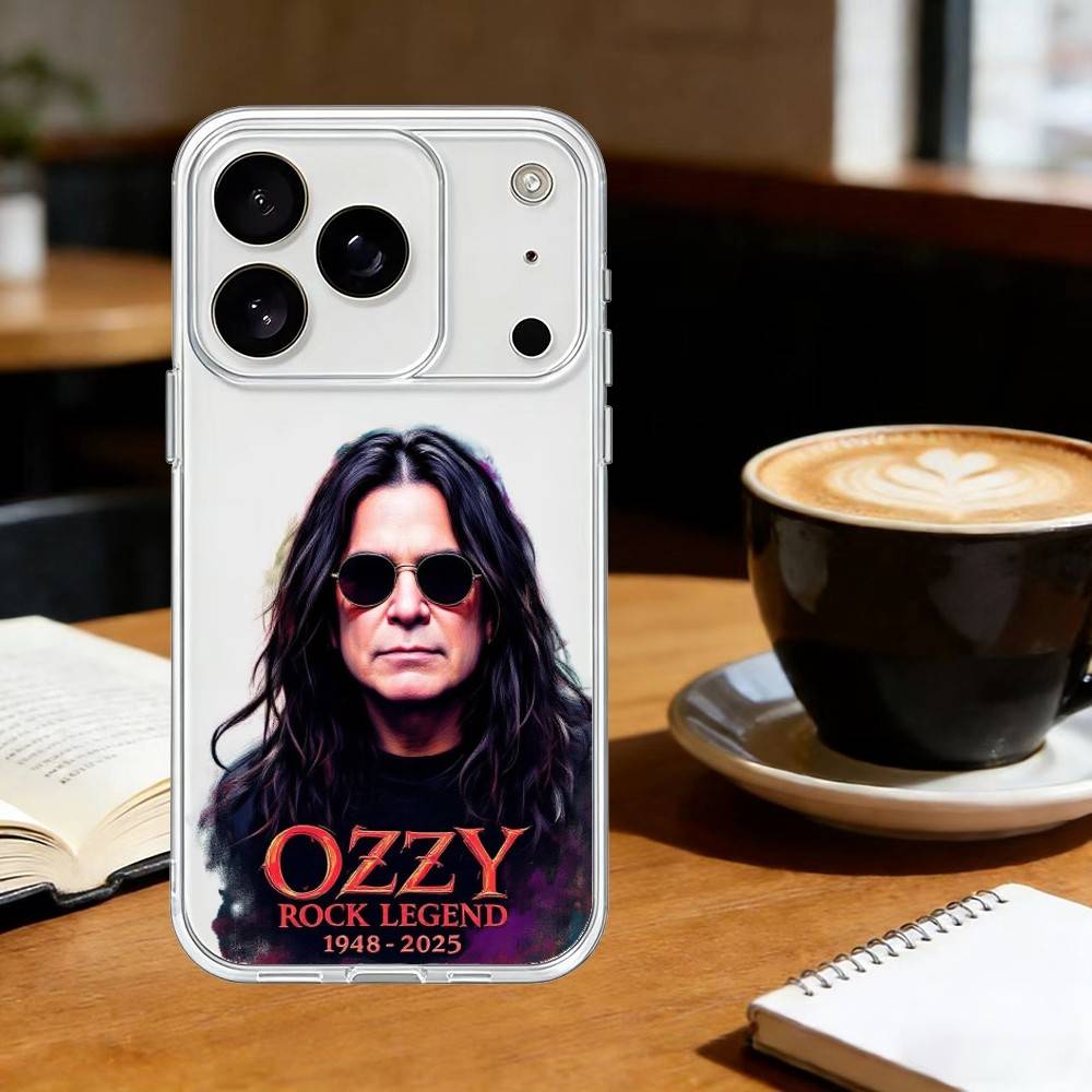 Чехол для телефона Osbourne Rock Singer O-Ozzy для iPhone 17 16 15 14 13 12 11 Mini Pro Max Plus Прозрачный чехол