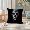 HHim Ornate Heartagram Pillow Case Silky elegant Comfort Sofa Bed Invisible zipper
