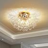 Modern Crystal Chandeliers Ceiling Light, Fireworks Chandelider, Gold Crystals Ceiling Lights, 8 G9 LED, For Living Room, Bedroom, Dining Room