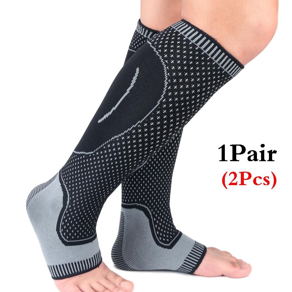 1 пара компрессионных носков для голени, лодыжки, пятки, подошвенной фасции