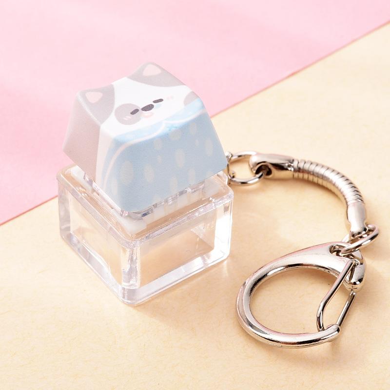 Модный Брелок-Fidget Кот Собака Снятие Стресса Механический Нажимной Подвеска для Школьного Рюкзака Подвески Подарки для Кампуса