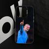Чехол для телефона Звезды футбола Э-Эрлинга Х-Холанда для iPhone 17,16,15,14,13,12,11 Plus,Pro Max,XS,ЦветнойСеребристый Покрытие Внутренняя Крышка