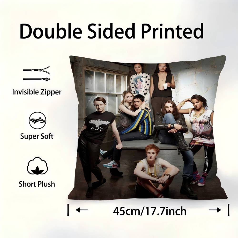 Teen TV Series Skins Generation Cushion Cover Pillow Cover Decor Pillowcase Printed Cushion Case For Couch