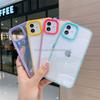 2023 3 in 1 clear Bumper Shockproof case Logo Print Mobile Cover Custom Phone case for iphone 14 Pro Max
