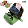 Multi-card Slot Card Holder Wallet Bag Women Men Coin Pouch Purse New Simple Genuine Leather Japanese Wallet Large Capacity