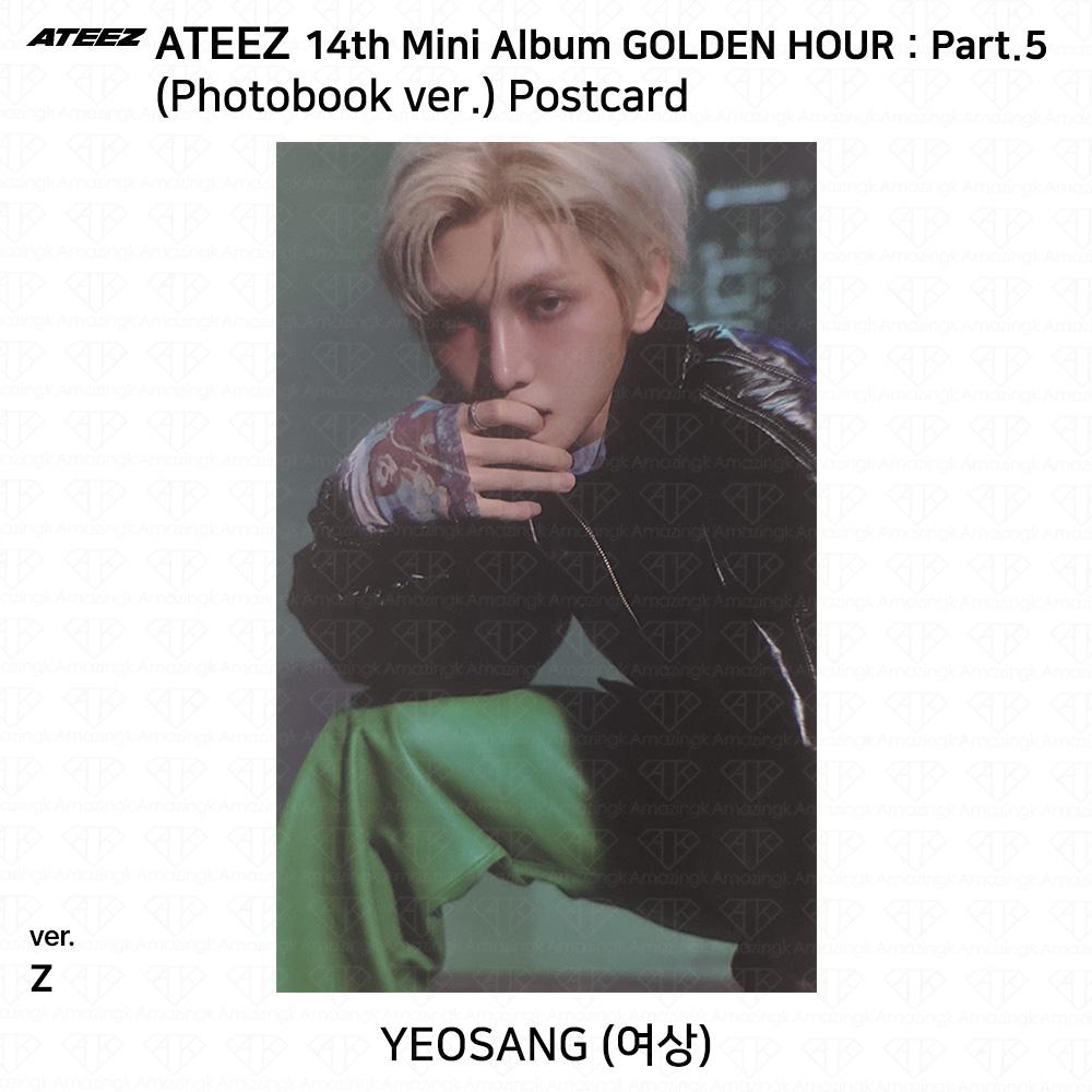 ATEEZ 14-й мини-альбом Golden Hour Часть 5 Фотобук версия. Фотокарточка Z ВЕРСИЯ