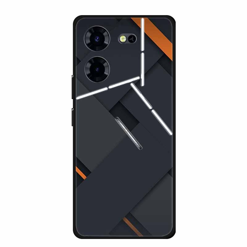 Роскошный Чехол для Tecno Pova 5 Pro 5G ТПУ Мягкий Силиконовый Задний Чехол для Tecno Pova5 Pro 2023 LH8n Чехлы для Телефона Милый 6.78" Новый чехол