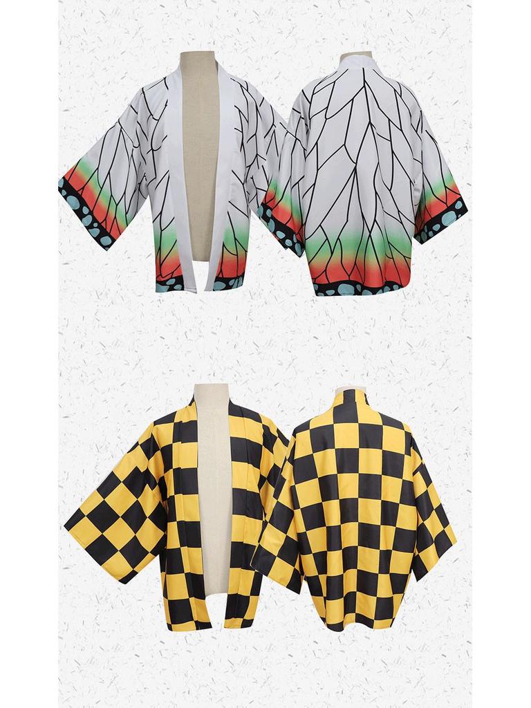 Demon Slayer Cosplay: Insect Pillar Butterfly Ninja, Kamado Tanjiro, Agatsuma Zenitsu, Tomioka Giyu