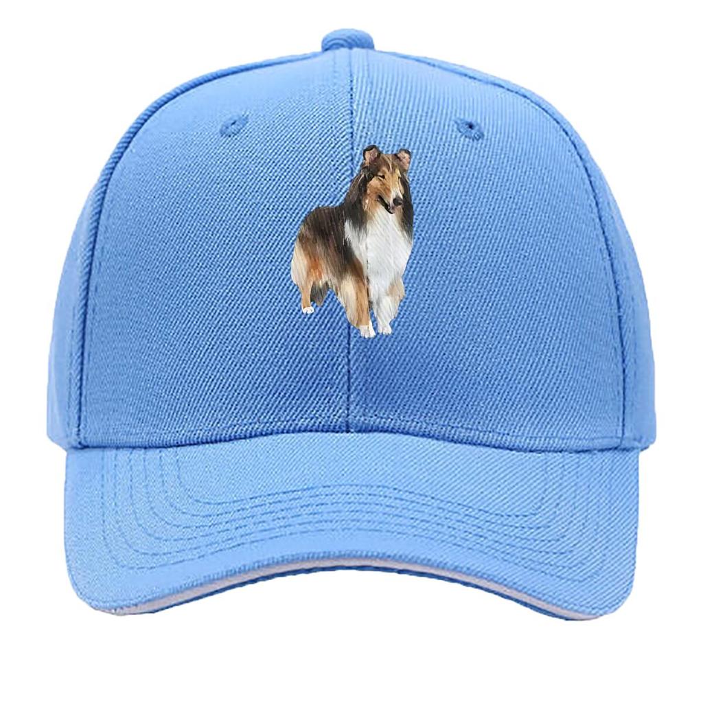 Collie Charm Dog Grace Hip Hop hat Fashion Outdoor Sports Sandwich Baseball Cap