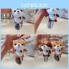 Adorable Plush Squirrel Keychain Cute Stuffed Animal Doll Gift Machine Toy