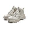 Fila Женские повседневные кроссовки Fishbone 1S Mid, удобные, универсальные, амортизирующие, износостойкие, с высоким верхом, бежевые F12W341112FOM