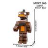 MOC WM2612 Медведь Сцена Ужасы Игровая Фигурка Совместимая WM6170 Строительные Блоки Игрушки Для Детей Друзей Подарок На День Рождения Животное