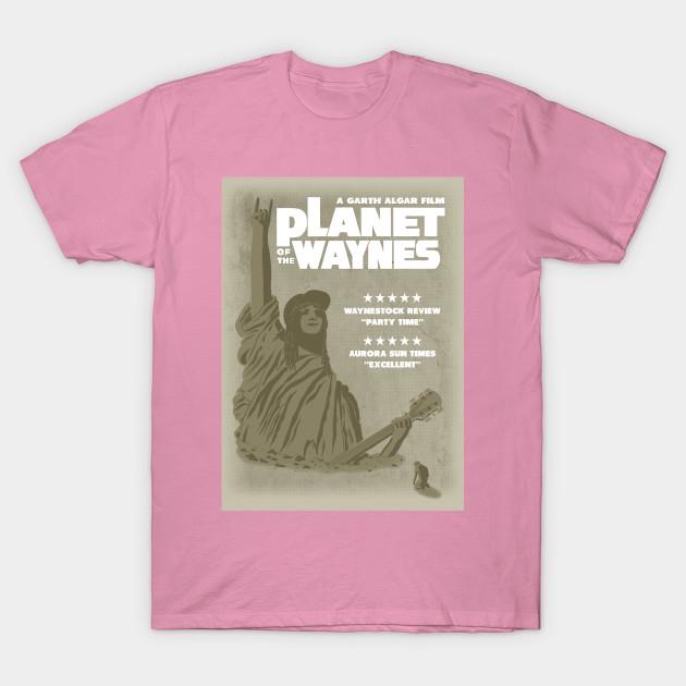 Женская футболка Planet Of The Waynes с принтом Харадзюку, кавайная футболка, летняя футболка с коротким рукавом, женская футболка, топ