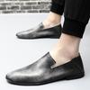Fashion Classic Brand Men's Leather Casual Shoes High-end Banquet Dress Shoes Retro Brown Office Men's Business Work Shoes Daily Comfort