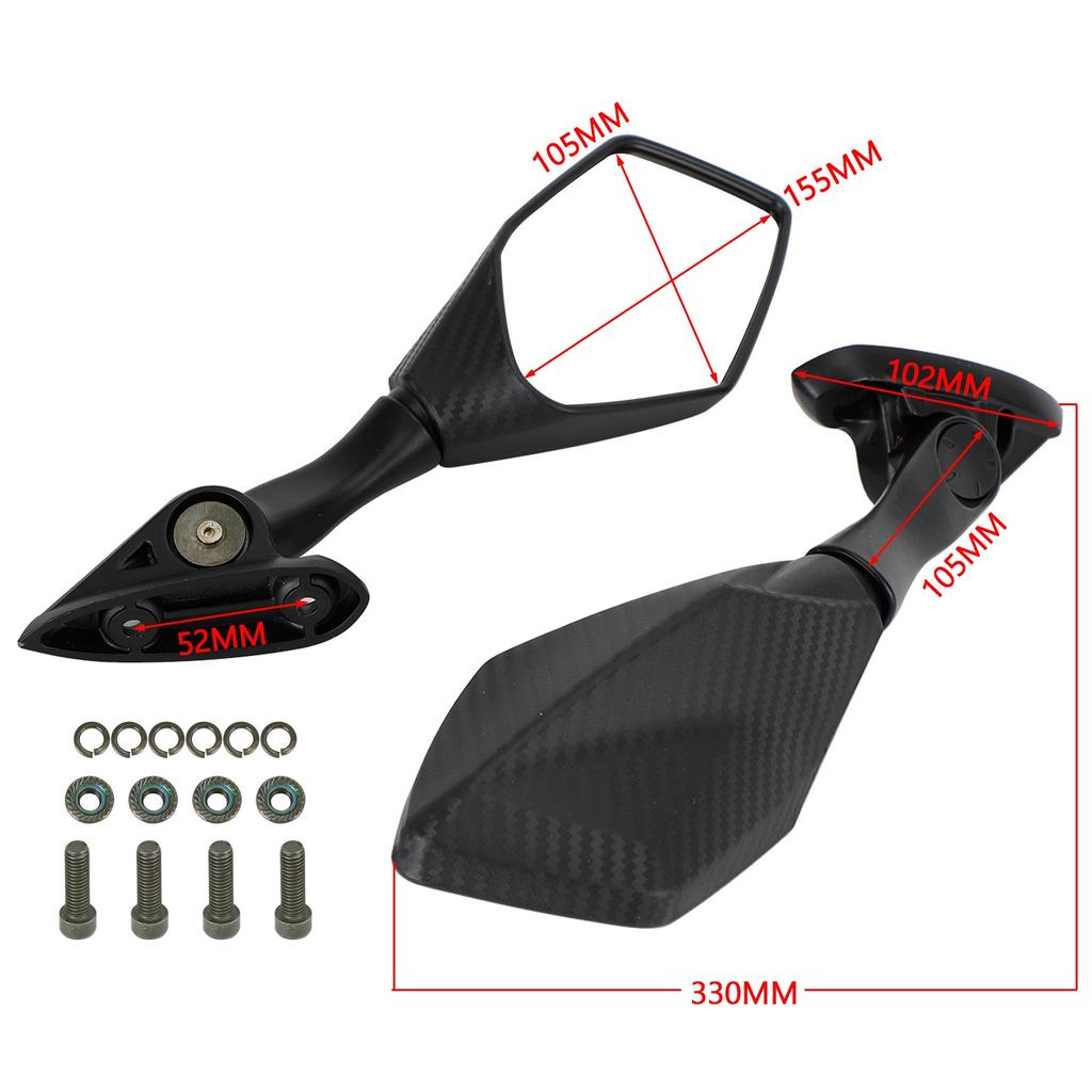 Зеркало заднего вида короткое ножка ЛВ и ПВ для Yamaha YZF-R3 YZF R3 R25 ABS 2015-2021