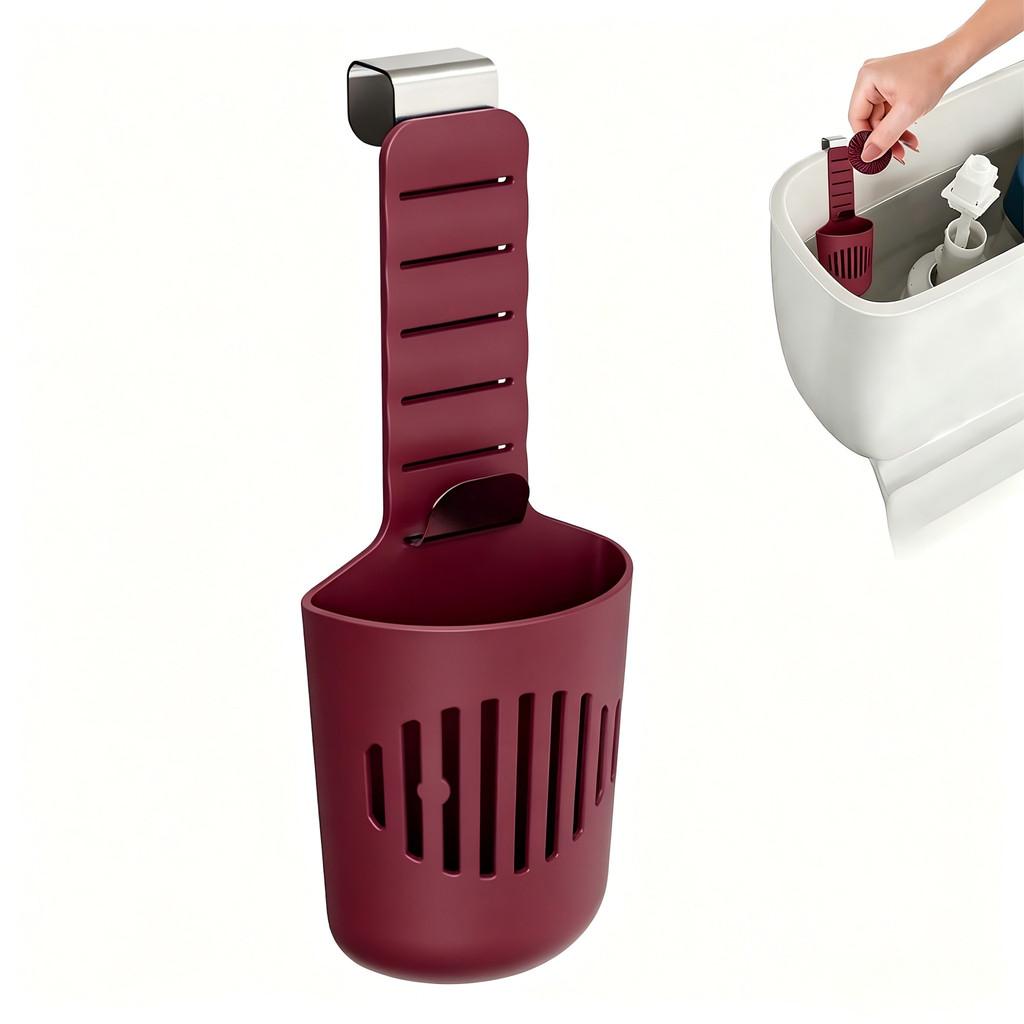 Toilet Tank Cleaning Tablet Holder With Metal Hook For Home Maintenance And Gift