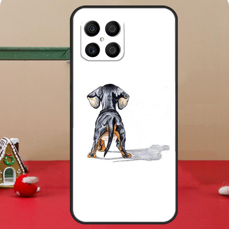 Dachshund Teckel Dackel Dog Case For Honor Magic 6 7 8 Pro Honor 400 200 70 90 Lite X8c X8b X9a X9b X9c X9d Win RT Cover