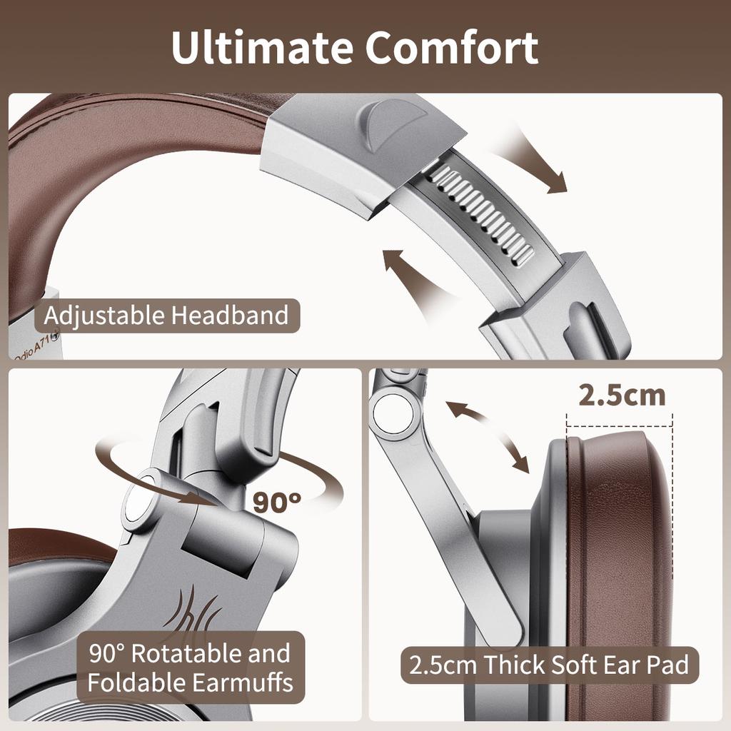 Проводные наушники для студийной записи Hi-Res A71 с SharePort, профессиональный мониторинг и микширование, складные наушники со стереозвуком