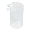 Fish Food Feeder Tube Transparent Acrylic Floating Food Feeding Fish Tank Feeding Tube for Aquarium