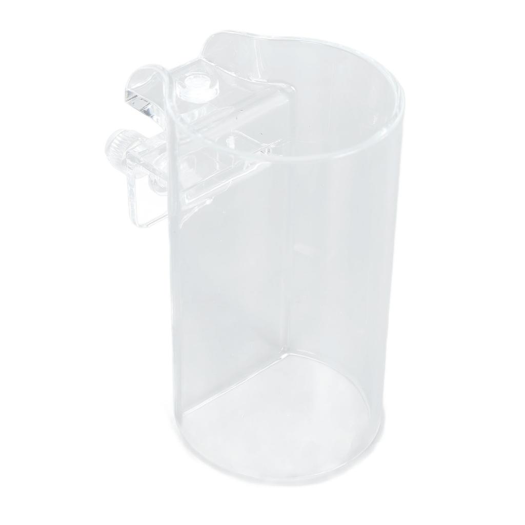 Fish Food Feeder Tube Transparent Acrylic Floating Food Feeding Fish Tank Feeding Tube for Aquarium