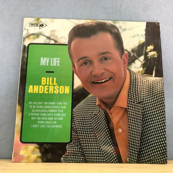 LP Record BILL ANDERSON - My Life  MUP400 MCA Records 1970 UK Folk Used