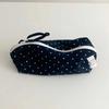 Sweet Pencil Case Polka Dot Zipper Stationery Pouch Pencil Storage Bag  School Office Supplies
