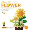 Succulent Building Blocks Toy Set for Girls - Compatible with Leji, Small Particle Potted Plants & Flowers Assembly