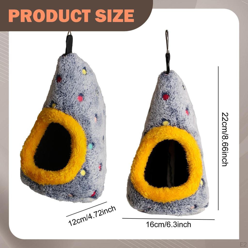 Bird Warm Nest Shed Hut Cage Accessory Parrot Sleeping Bed Hideaway for Budgies Parakeet