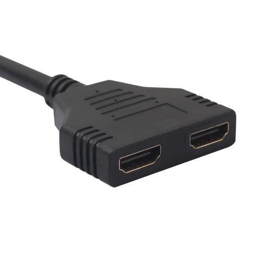 Двойной HDMI-совместимый гнездовой адаптер 24+1 штекер к кабелю DVI Двунаправленный провод-конвертер