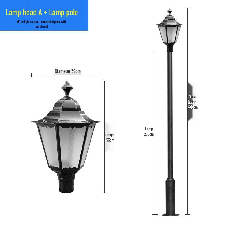 LED Outdoor Garden Light (3-4m, 30W)
