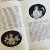[USED] Foreign books, old books, beautiful German antique books, miniature, silhouette paintings