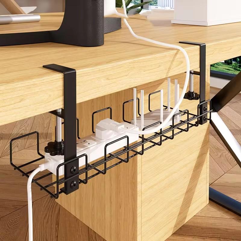 Under Desk Cord Organizer Bathroom Room Toilet Rack Organizers for Tray Wall Hanging Basket