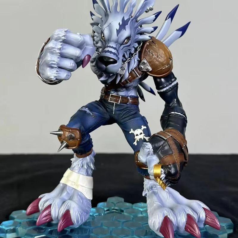22 см Новые аниме фигурки Действия Digimon Adventure Were Garurumon И Metal Greymon Коллекционная игрушка Фигурка Украшение Подарки ПВХ Подвижная Сочлененная