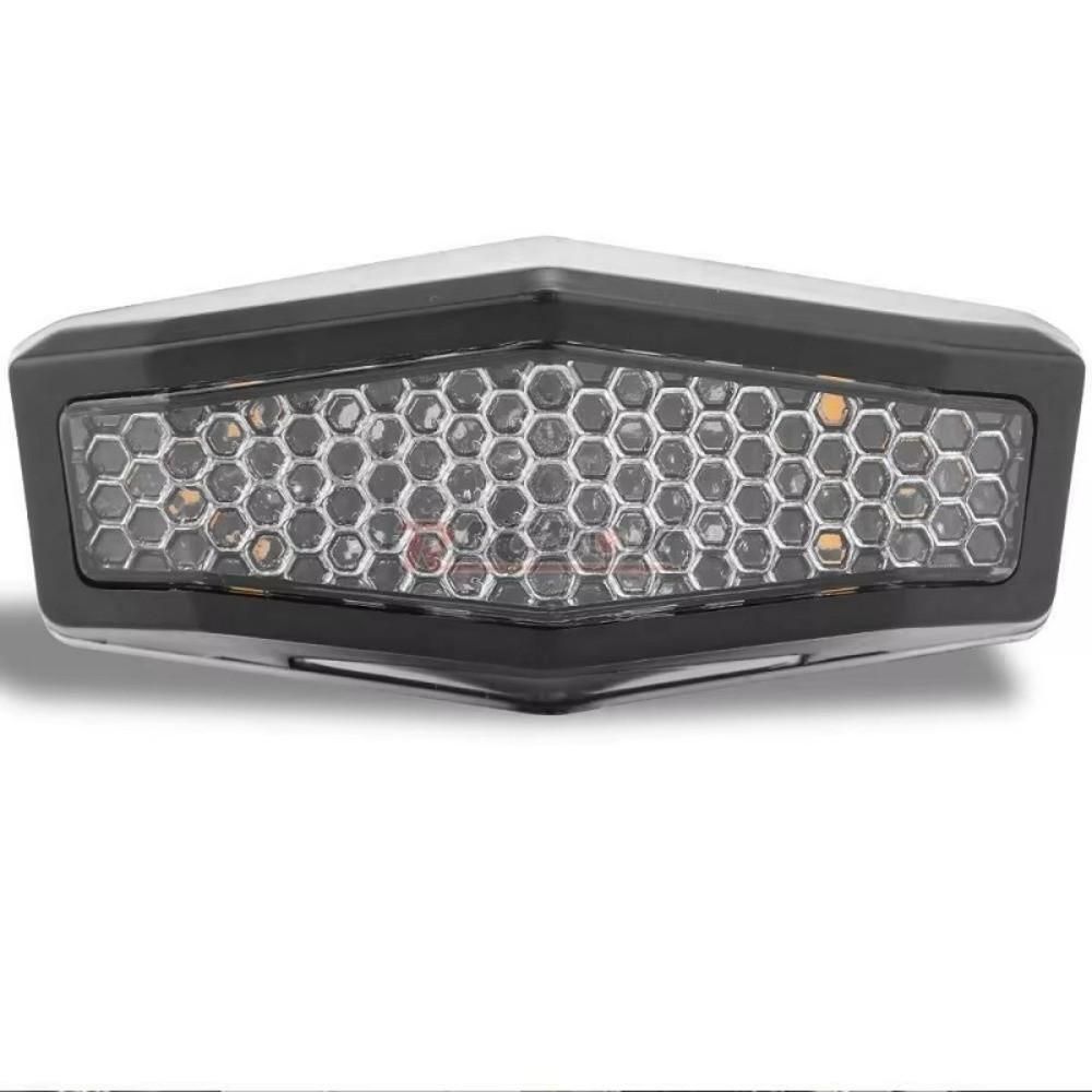 Universal Motorcycle LED Taillights 12V License Lamp LED Rear Tail Light Motocross