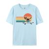 Vintage Beagle Skateboard Dog T Shirts Graphic Man Tee Shirts Crew Neck Cotton Unisex Tops Streetwear