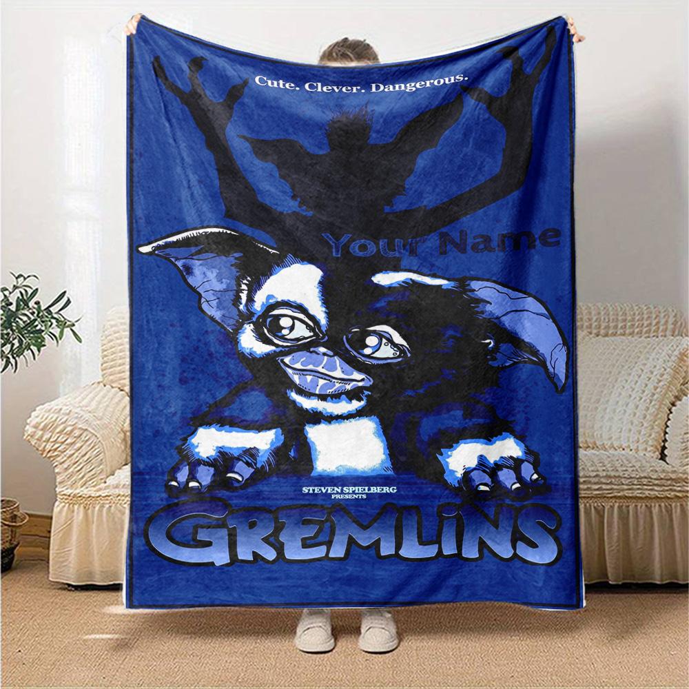 Gremlins Personalized Name Blanket Cozy Customizable Blanket Warmthful Decor Versatile for Bed Home Decor Bedding Picnics Four Seasons Multipurpose