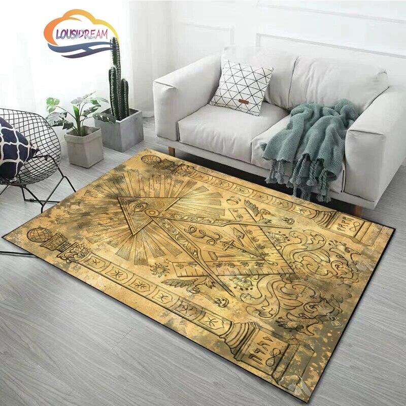 Новейший модный ковер, масонский коврик, масонский мягкий коврик, коврики для спальни, масонской гостиной, двери, напольные коврики для прихожей, коврик для йоги