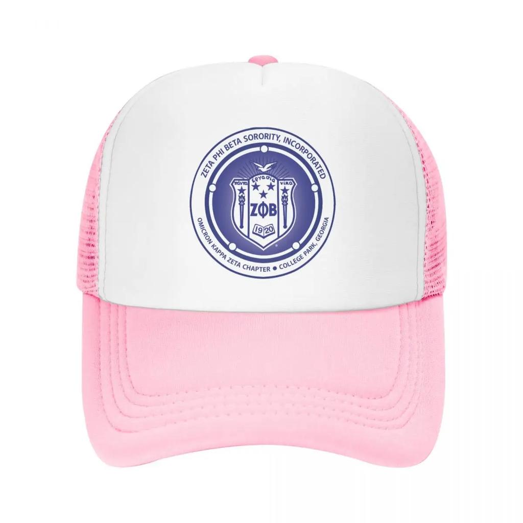 Custom Zeta Phi Beta Trucker Hat Unisex Women Adjustable Unisex Baseball Cap Outdoor Dad Hat