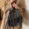 Школьная сумка1011 новая модная сумка с заклепками большой вместимости рюкзак европейский и американский модный мешок женская сумка для отдыха большой вместимости дорожный рюкзак