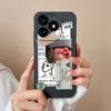 Чехол для телефона Tecno Itel A70 Крутая Девочка Мультяшный Рисунок Жидкий Силикон Чехол Для ItelA70 A 70 Высококачественный Новый Дизайн Fundas
