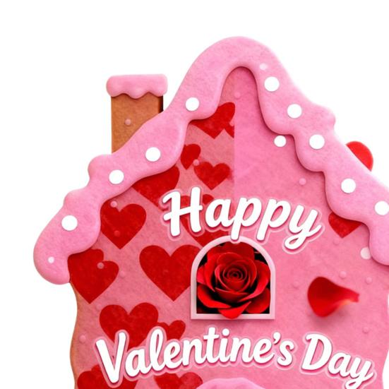 Набор для игры в гольф «Пряничный леденец» на День святого Валентина, поле для мини-гольфа с клюшкой и 6 мячами для веселья на семейной вечеринке в помещении, дома, в офисе