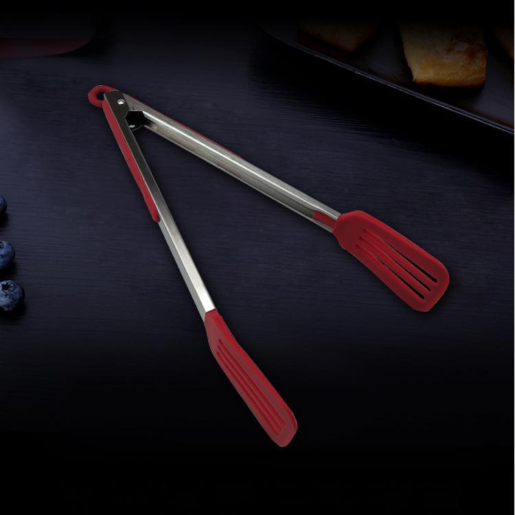 Силиконовый пищевой зажим для барбекю и кухни для выпечки стейков и хлеба