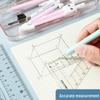 Morandi Color 9-Piece Student Drawing Set: Ruler, Compass, Pencil, Children's Stationery