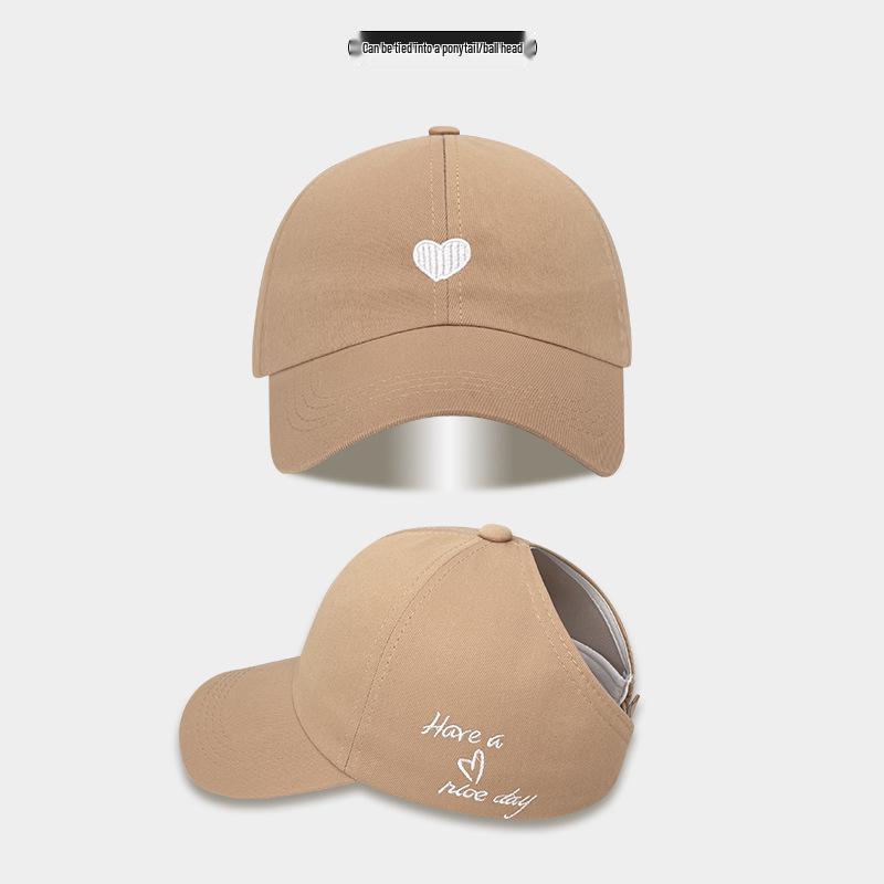 Кепка-козырек с хвостиком для родителей и детей - Летняя бейсболка для девочек с защитой от УФ-лучей